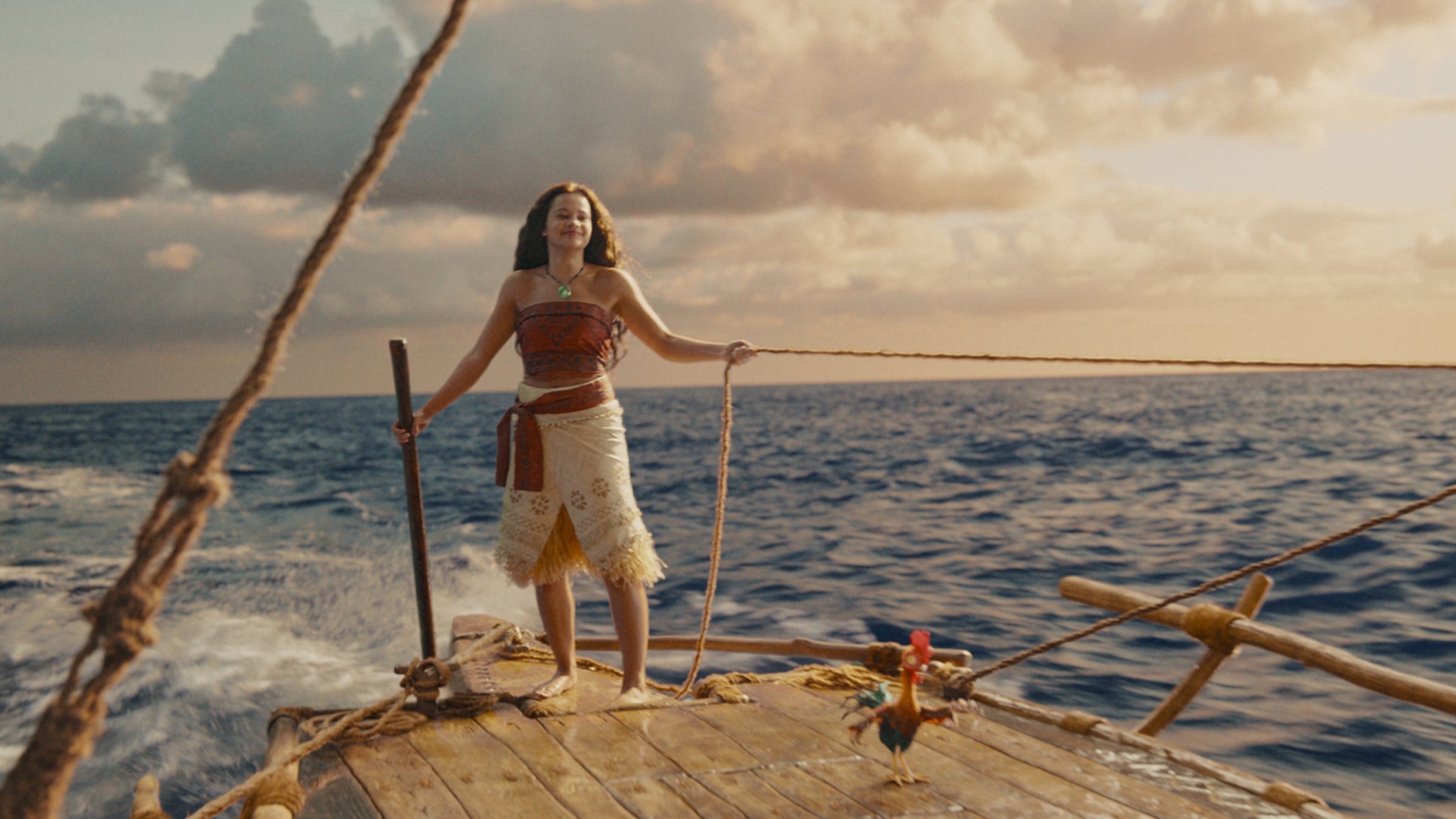 Catherine Laga'aia in a scene from "Moana." (Disney via AP Photo)