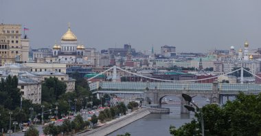 A general view shows downtown Moscow and the Kremlin in Moscow, Russia, July 7, 2026. (EPA Photo)