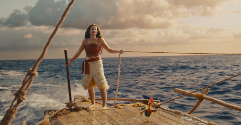 Catherine Laga'aia in a scene from "Moana." (Disney via AP Photo)