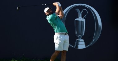 Scottie Scheffler of the U.S. during 154th Open Championship practice at Royal Birkdale Golf Club, Southport, U.K., July 14, 2026. (Reuters Photo)