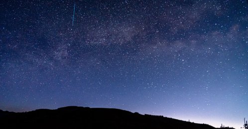 A panoramic view of the milky way galaxy from the DMZ border at Charrate Hill, Panchthar District, Nepal, Feb. 17, 2026. (Getty Images Photo)