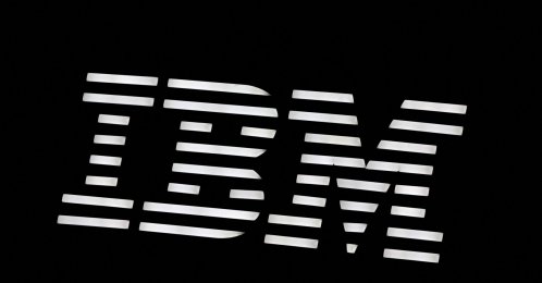 The logo of IBM is displayed over a booth at the Web Summit digital trade show in Vancouver, British Columbia, Canada, May 12, 2026. (Reuters Photo)