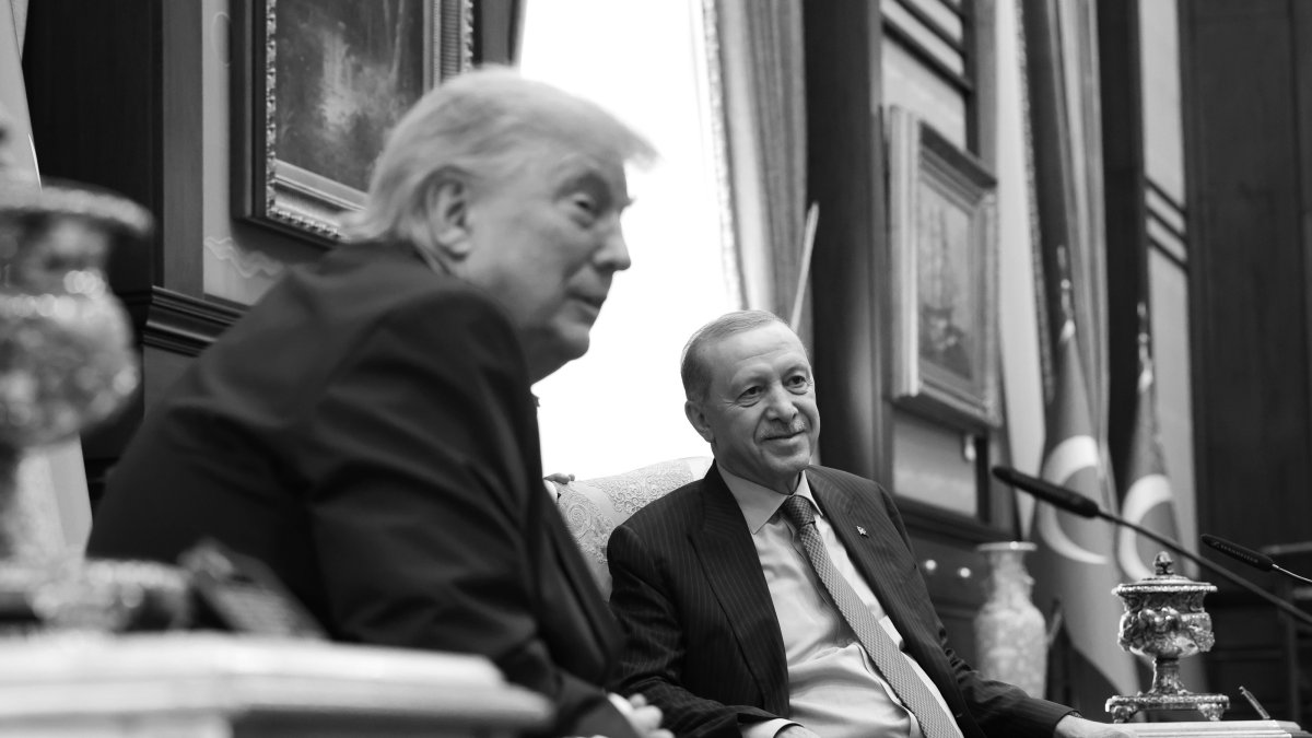 U.S. President Donald Trump (L) speaks during a joint press conference following his bilateral meeting with President Recep Tayyip Erdoğan at the Presidential Complex, Ankara, Türkiye, July 7, 2026. (İHA Photo)