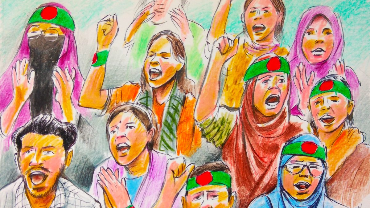 "A state cannot disappear people, narrow elections, beat students, frighten journalists, monopolize patriotism and still expect society to remain silent forever." (Illustration by Erhan Yalvaç)