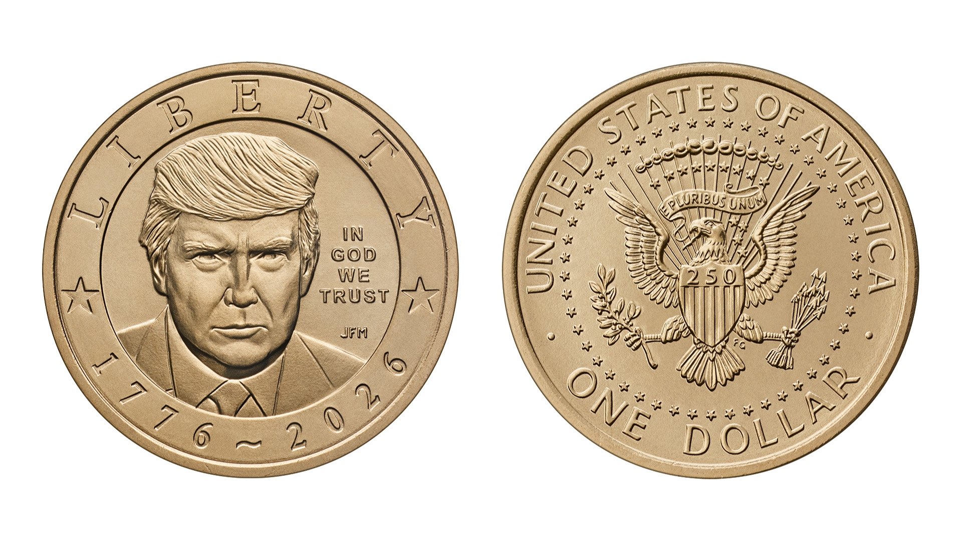 New Trump coin marks America’s 250th anniversary