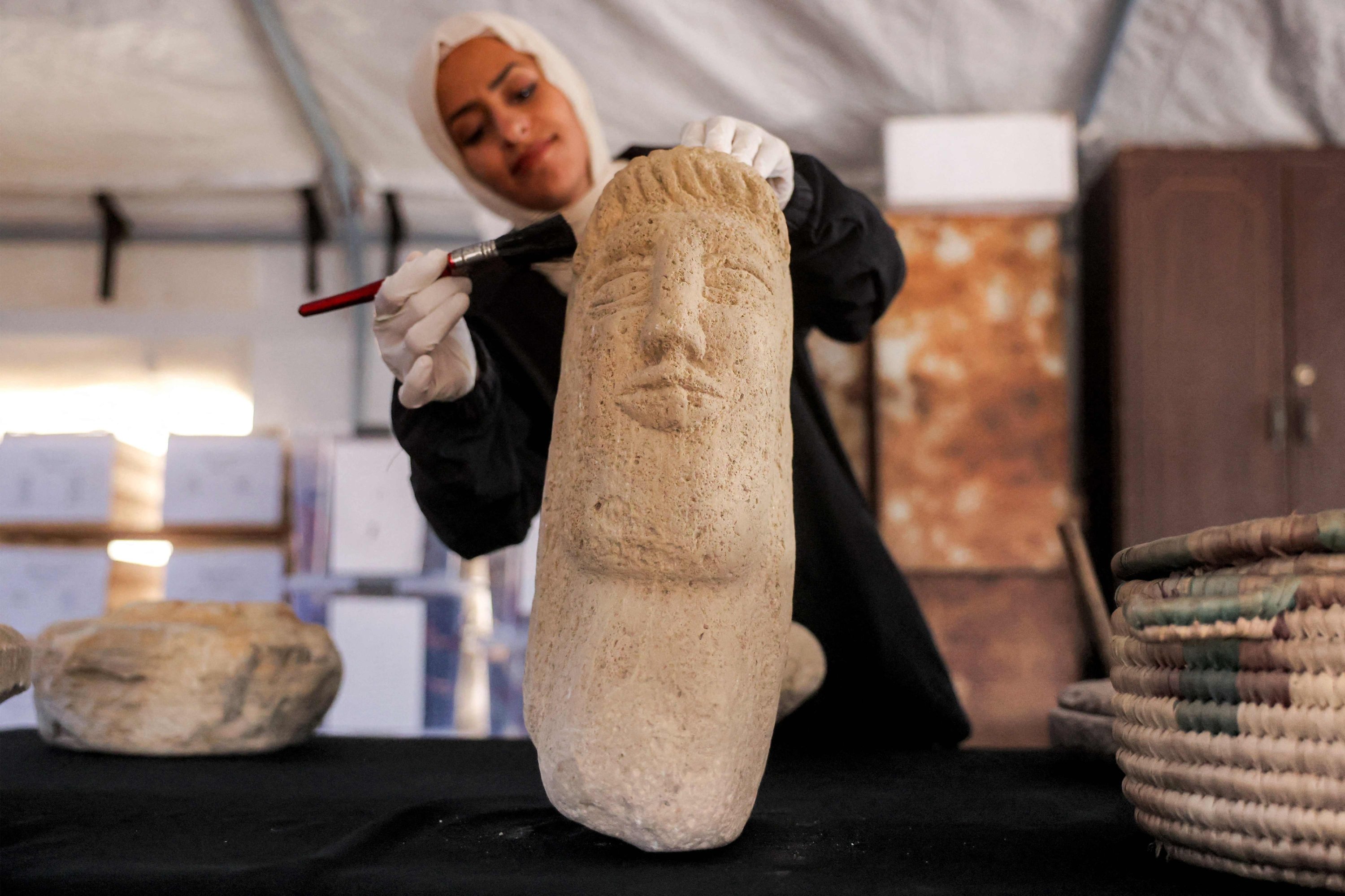 Gaza volunteers work to preserve war-damaged cultural heritage