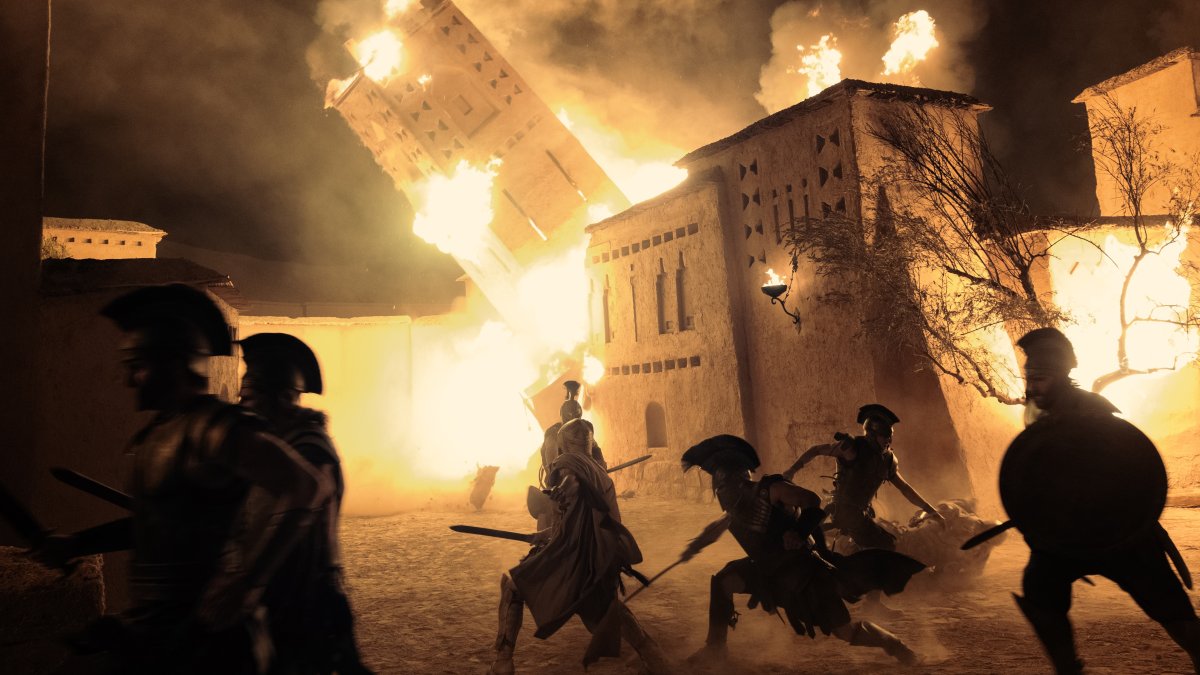 This image released by Universal Pictures shows a scene from "The Odyssey." (AP Photo)
