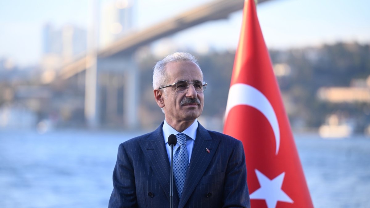 Transport and Infrastructure Minister Abdulkadir Uraloğlu is seen in this photo released on July 16, 2026. (IHA Photo)