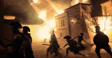 This image released by Universal Pictures shows a scene from "The Odyssey." (AP Photo)