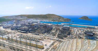 An aerial view of Akkuyu Nuclear Power Plant, Mersin, southern Türkiye, June 16, 2026. (DHA Photo)