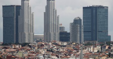 Business and residential buildings are seen in the Şişli district, Istanbul, Türkiye, July 26, 2024. (Reuters Photo)