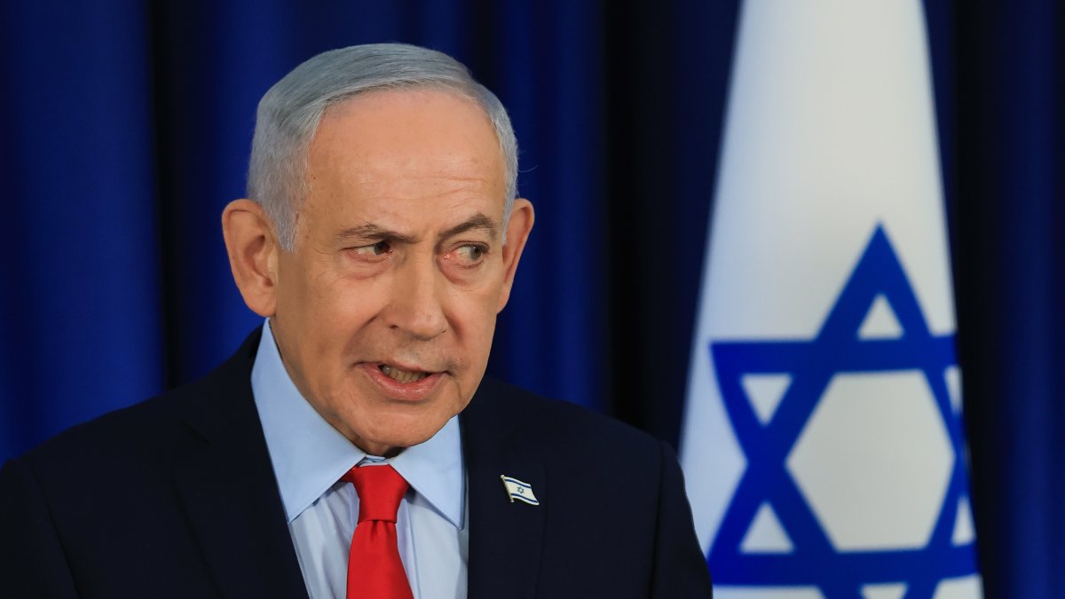 Israeli Prime Minister Benjamin Netanyahu speaks during a press conference, Jerusalem, Israel, March 19, 2026. ( AP Photo)