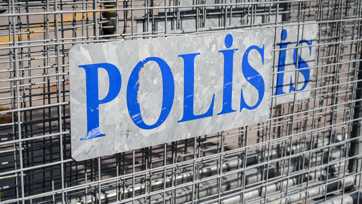 A sign for the Turkish police is seen on a security fence in this undated photo. (Shutterstock Photo)