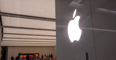 People shop in an Apple store in lower Manhattan, New York City, U.S., June 25, 2026. (AFP Photo)