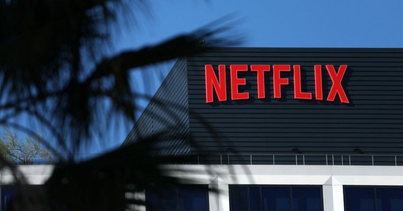 The Netflix logo is pictured at the company’s Hollywood studio offices at Sunset Bronson Studios in Los Angeles, California, U.S., Dec. 5, 2025. (AFP Photo)