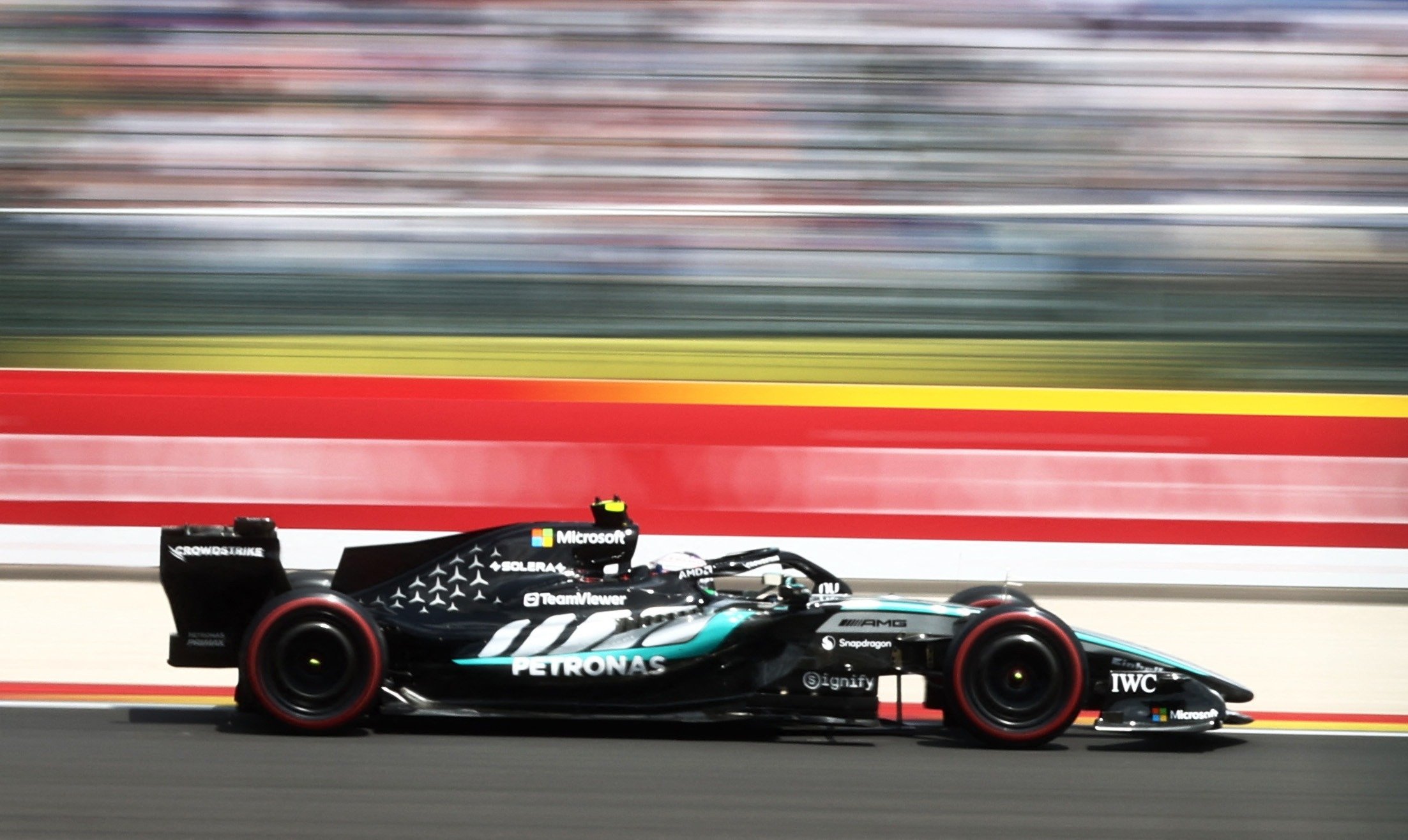 Antonelli stays fastest in Belgian GP practice as Hamilton crashes