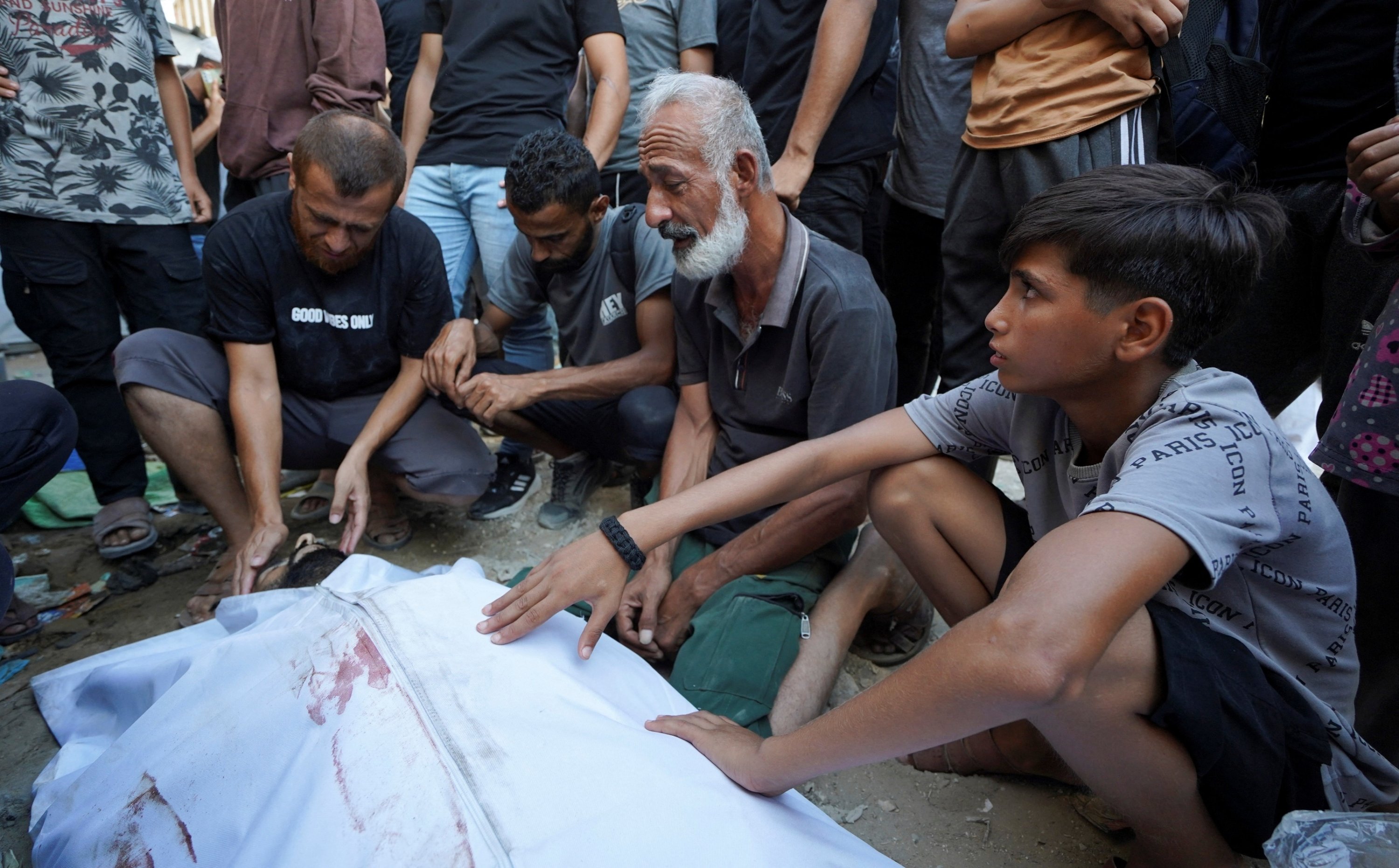 Israeli strike on Gaza funeral kills 7, wounds 22, hospital says