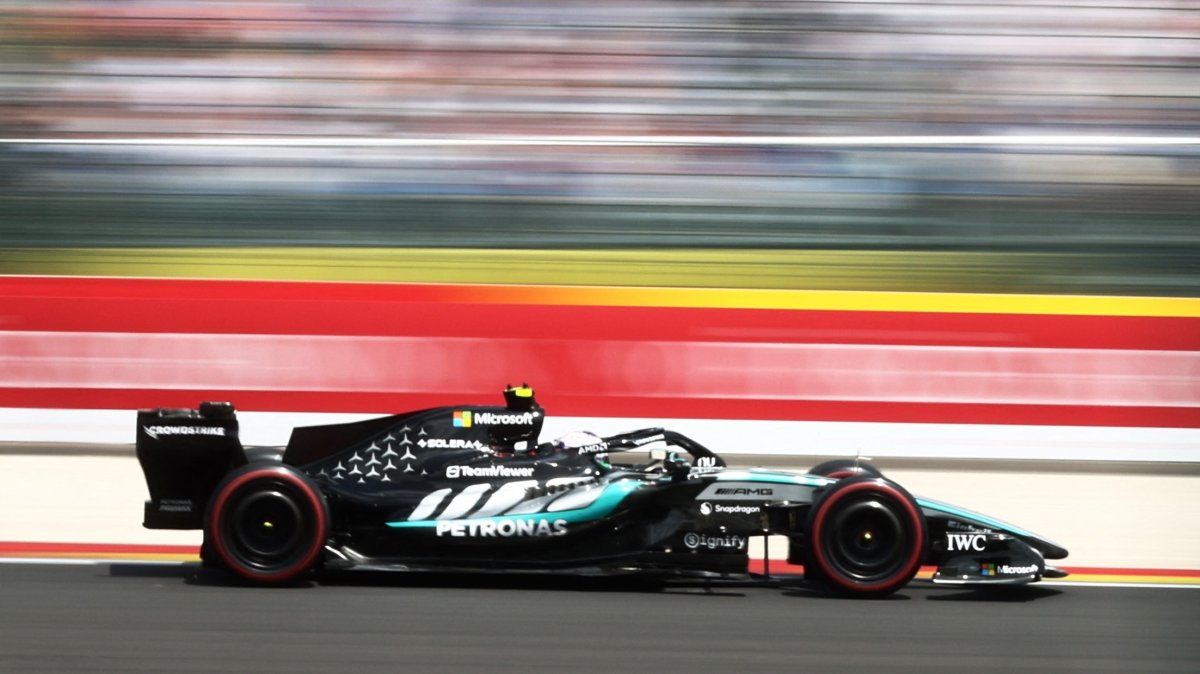 Mercedes' Andrea Kimi Antonelli during the Belgian Grand Prix practice at Circuit de Spa-Francorchamps, Stavelot, Belgium, July 18, 2026. (Reuters Photo)