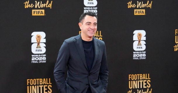 Xavi Hernandez poses for a photo as he arrives on the red carpet for a welcome reception ahead of the draw for the 2026 FIFA World Cup at the Kennedy Center, Washington, U.S., Dec. 4, 2025. (AP Photo)