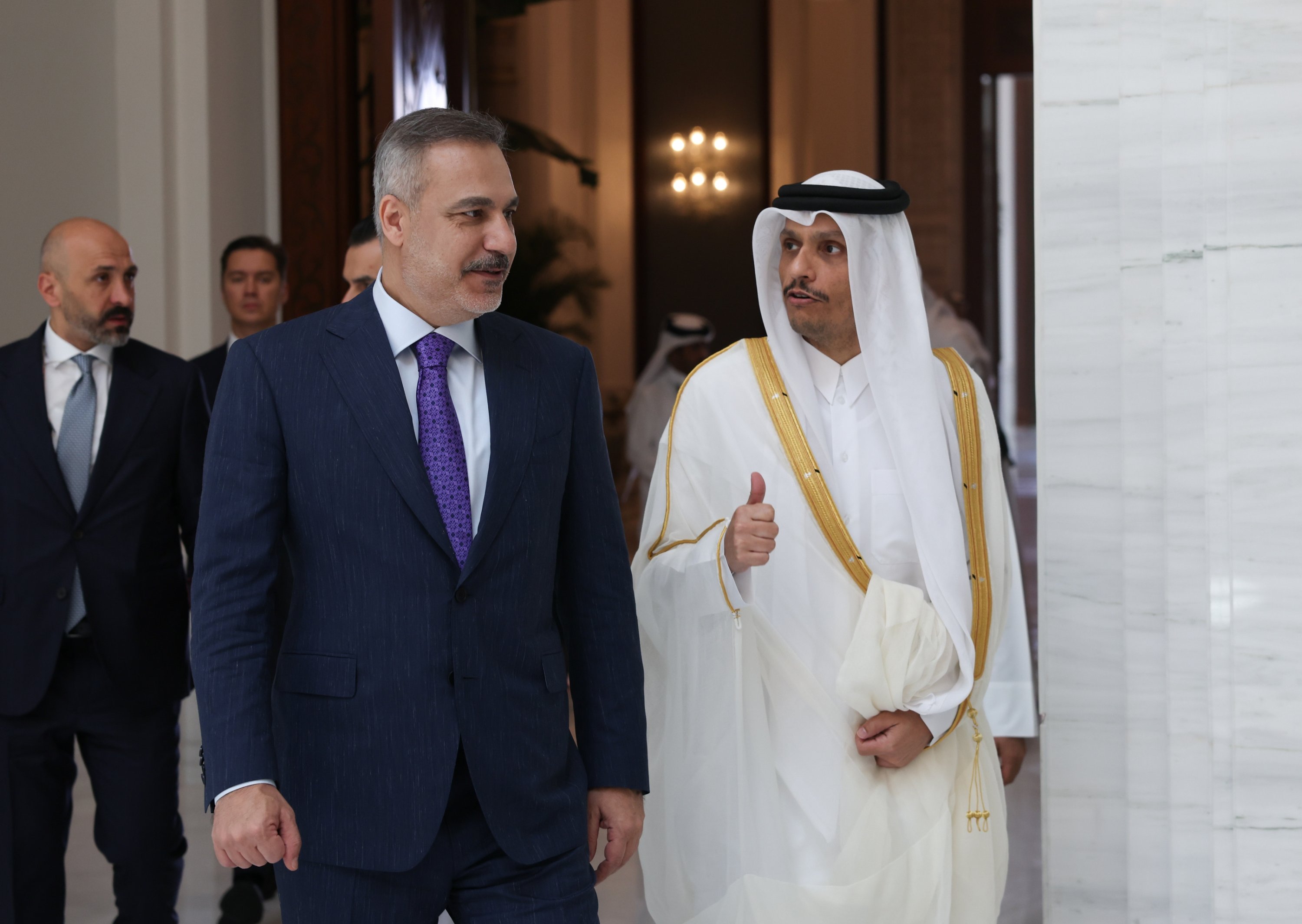 Fidan meets Qatar emir, FM as Türkiye reaffirms support to Doha