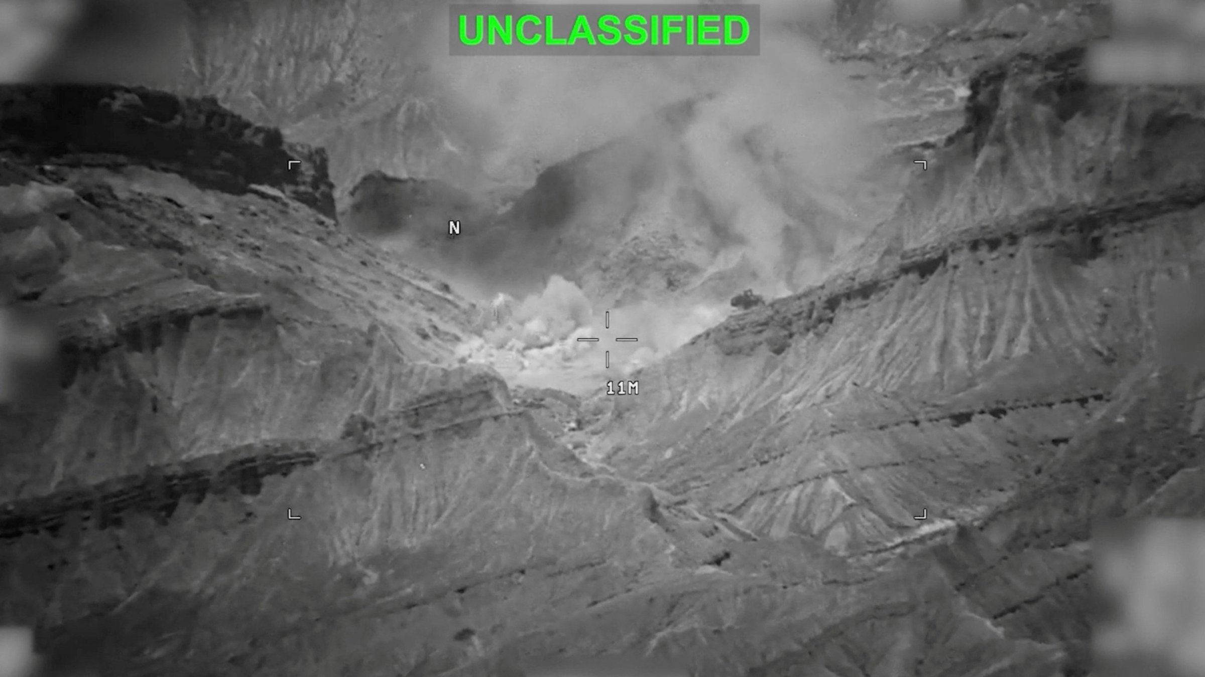 Smoke rises from an explosion at an unknown location during what U.S. Central Command (CENTCOM) says are strikes on Iran, July 18, 2026. (Reuters Photo)