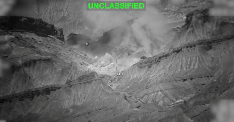 Smoke rises from an explosion at an unknown location during what U.S. Central Command (CENTCOM) says are strikes on Iran, July 18, 2026. (Reuters Photo)