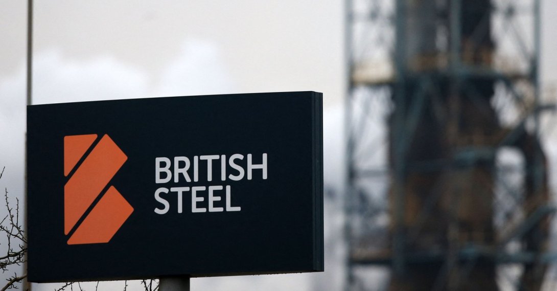 British Steel's Scunthorpe plant is pictured in north Lincolnshire, U.K., Feb. 22, 2023. (AFP Photo)