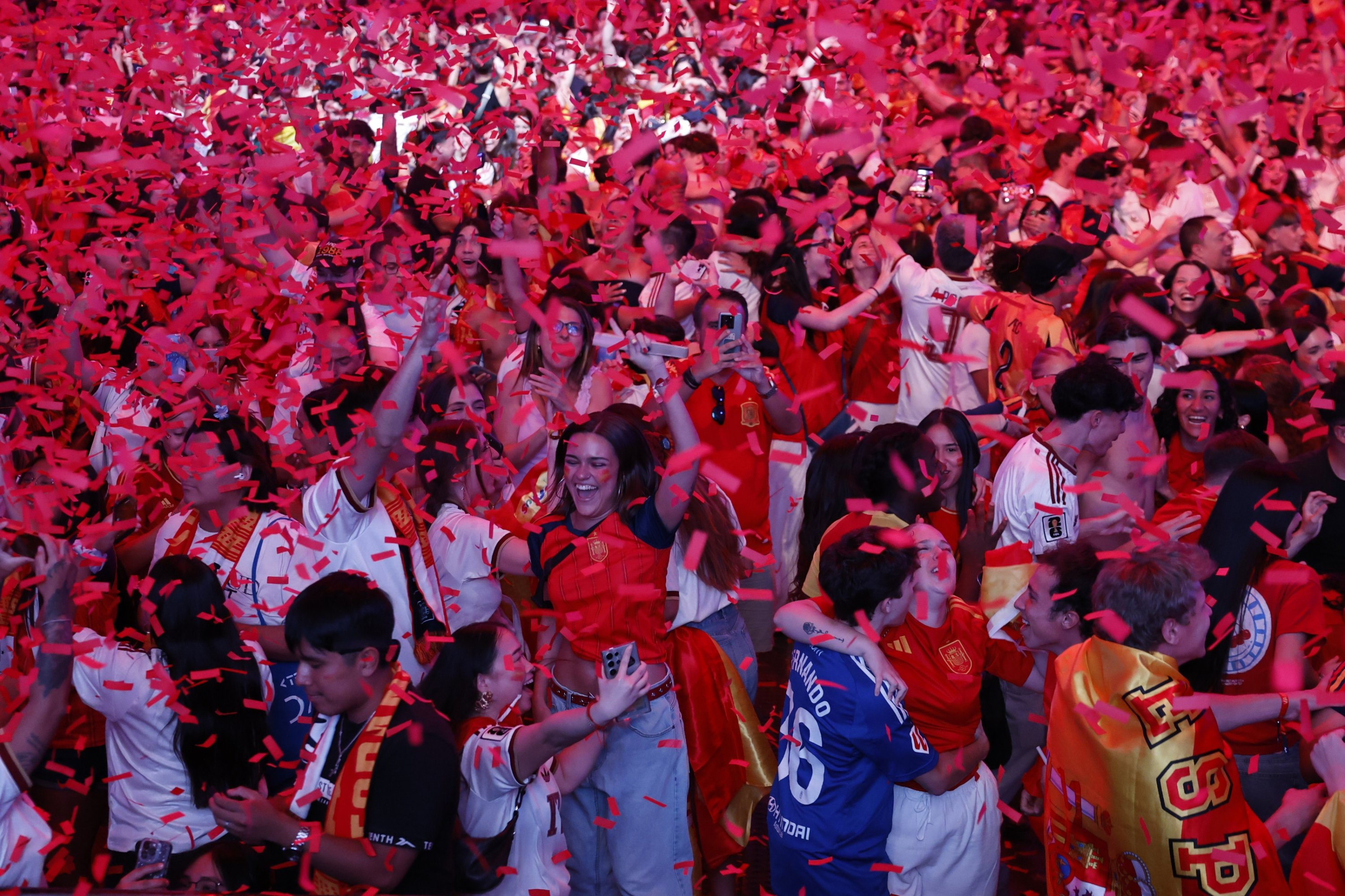 Spain erupts in euphoric celebrations after 2nd World Cup crown