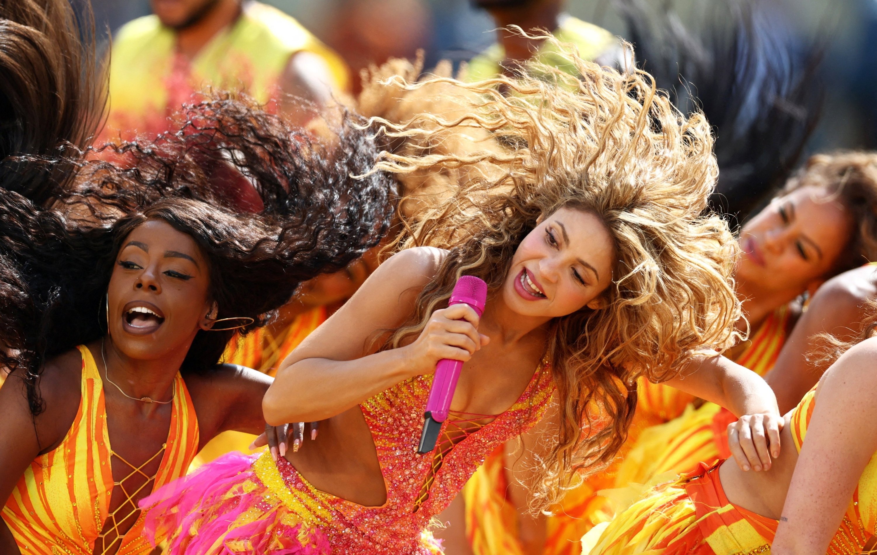 Shakira performs during the halftime show during FIFA World Cup 2026 Final Halftime Show at New York/New Jersey Stadium, East Rutherford, New Jersey, U.S., July 19, 2026. (Reuters Photo)