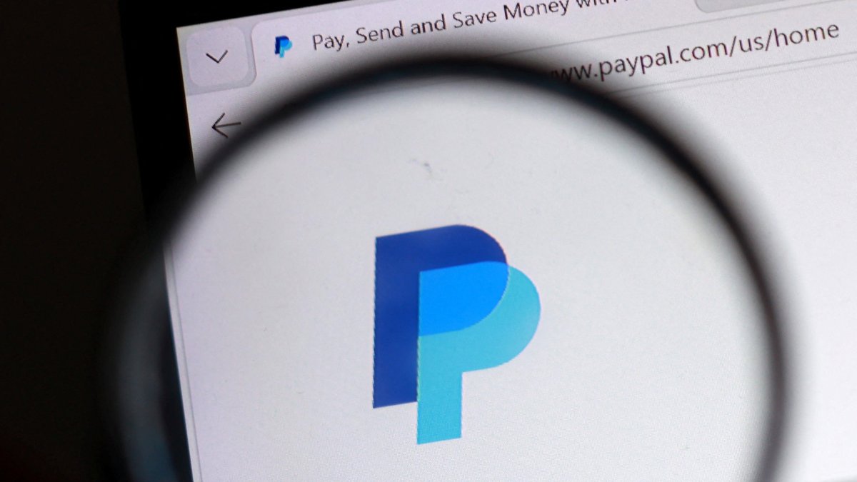 The PayPal logo is seen in this illustration taken July 15, 2026. (Reuters Photo)