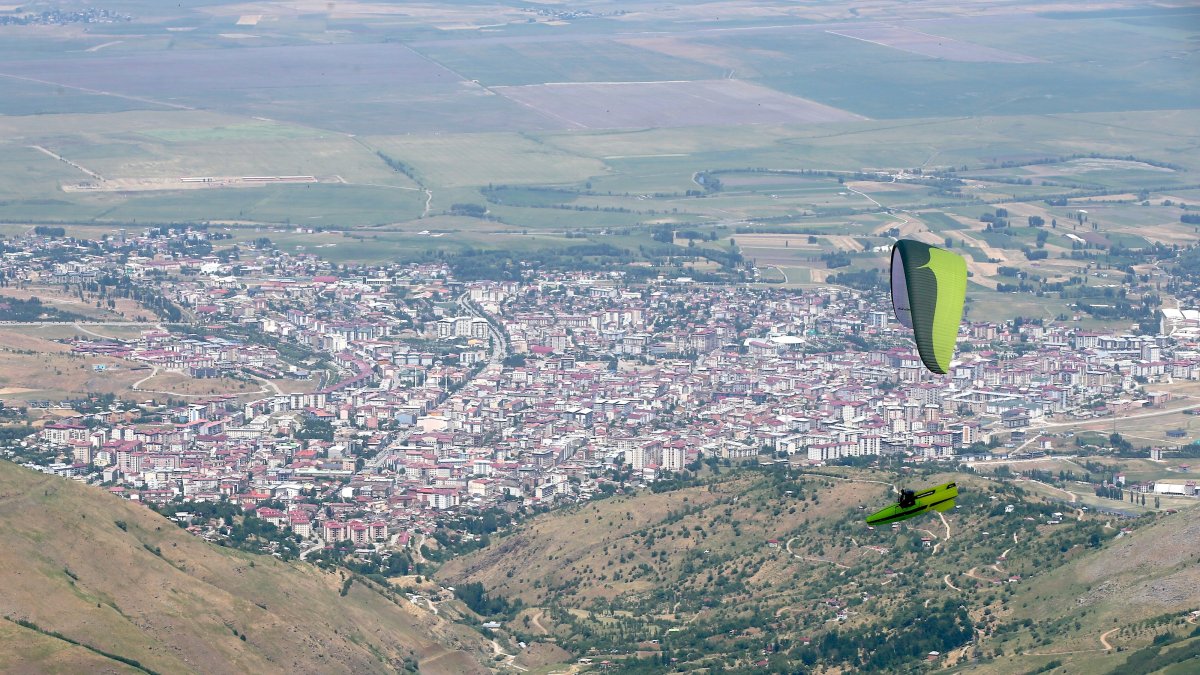 An aerial view of the city of Muş and its surrounding landscape, Muş, Türkiye, June 25. 2026. (AA Photo)