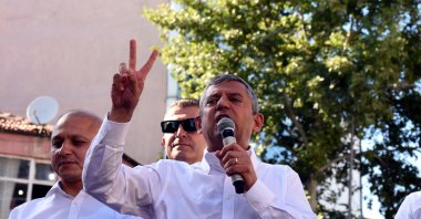 Former CHP leader Özgür Özel speaks at a rally, Kırıkkale, Türkiye, July 17, 2026. (AA Photo)