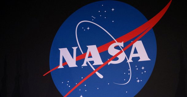 The NASA logo during the unveiling for the NASA Artemis III mission at an event at NASA Johnson Space Center, Houston, Texas, U.S., June 9, 2026. (Reuters Photo)