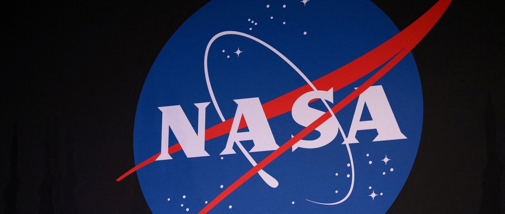 The NASA logo during the unveiling for the NASA Artemis III mission at an event at NASA Johnson Space Center, Houston, Texas, U.S., June 9, 2026. (Reuters Photo)