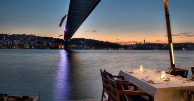 A night view of Istanbul and the Bosporus Bridge, Istanbul, Türkiye, May 14, 2018. (Shutterstock Photo)