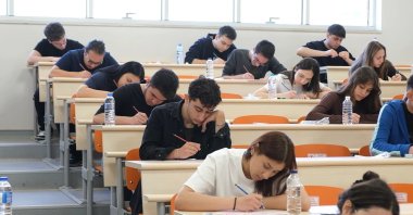 High school seniors take a mock YKS exam at Süleyman Demirel University, Isparta, Türkiye, July 17, 2026. (AA Photo) 