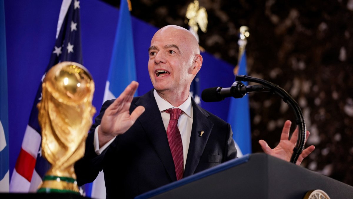 FIFA President Gianni Infantino attends a FIFA reception at Trump Tower, New York City, U.S., July 17, 2026. (Reuters Photo)