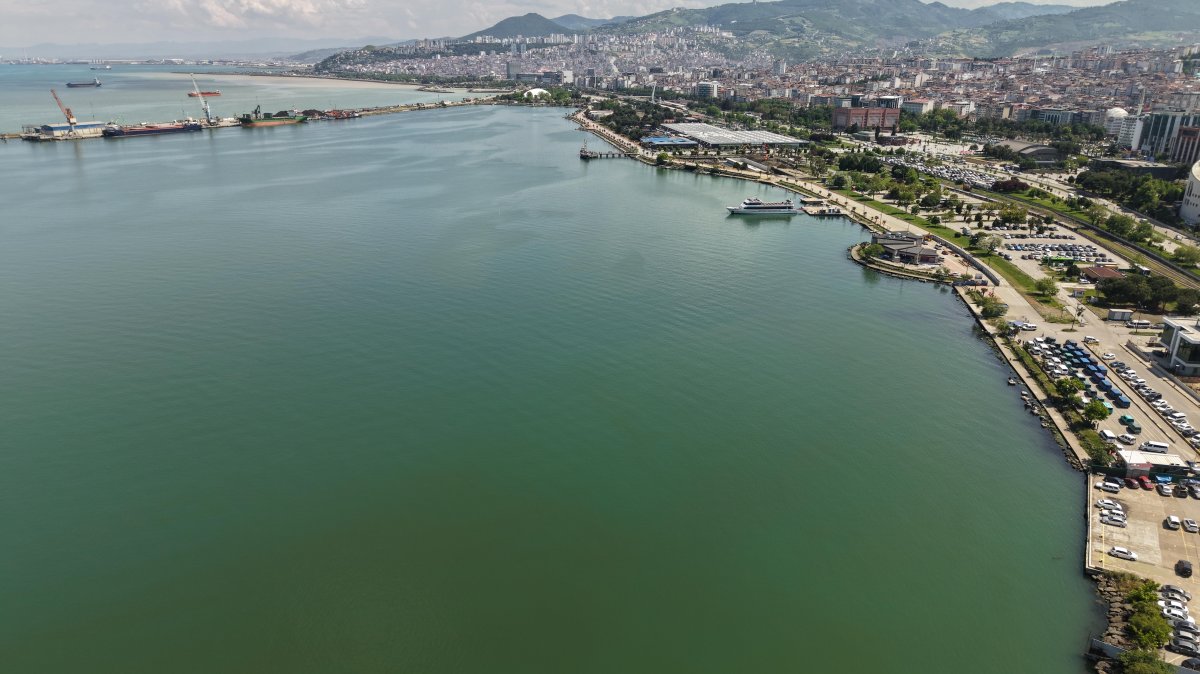 This undated photo shows an aerial view of the coast of Samsun, Türkiye. The drone attack took place in international waters near the city. (Shutterstock Photo) 