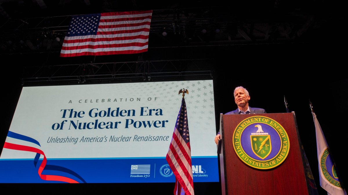  United States Secretary of Energy Chris Wright addresses Idaho National Laboratory employees at an event on June 25, 2026, in Idaho Falls, Idaho. (AFP File Photo)