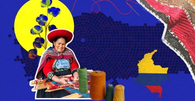 "Various civilizations left Colombia not only a cultural heritage but also an industrial legacy." (Illustration by Daily Sabah's Buğra Çakmak)