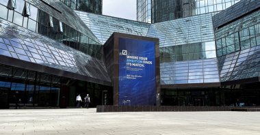 The Deutsche Bank headquarters tower, Frankfurt, Germany, July 22, 2026. (Reuters Photo)