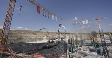 The construction site of the Türksat Gölbaşı Data Center, Ankara, Türkiye, July 22, 2026. (AA Photo)