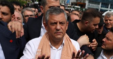 Özgür Özel leaves CHP headquarters after he was ousted as chair of the party, Ankara, Türkiye, May 24, 2026. (Reuters Photo)