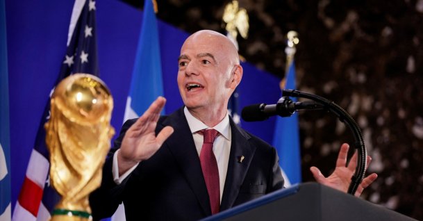 FIFA President Gianni Infantino attends a FIFA reception at Trump Tower, New York City, U.S., July 17, 2026. (Reuters Photo)