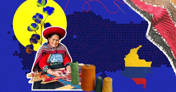 "Various civilizations left Colombia not only a cultural heritage but also an industrial legacy." (Illustration by Daily Sabah's Buğra Çakmak)