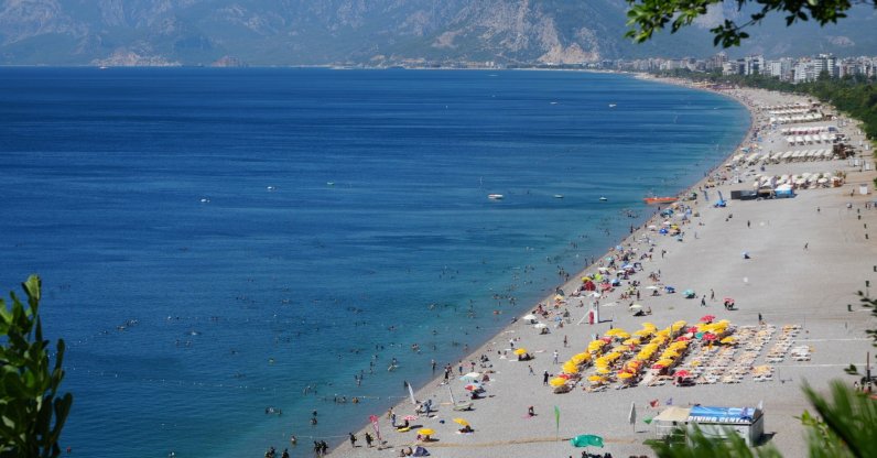 A view of a beach in Antalya, southern Türkiye, July 22, 2026. (AA Photo)