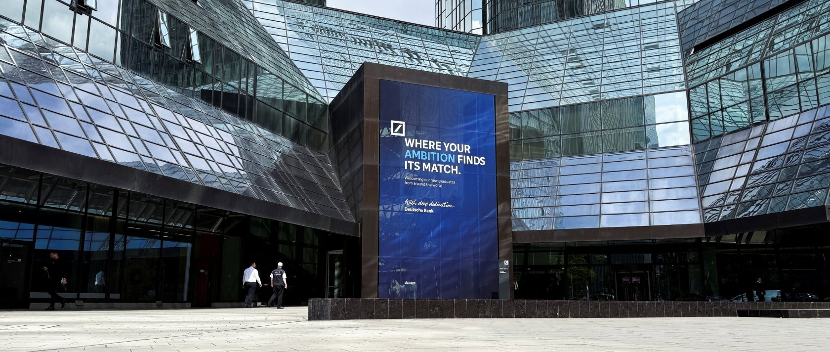 The Deutsche Bank headquarters tower, Frankfurt, Germany, July 22, 2026. (Reuters Photo)