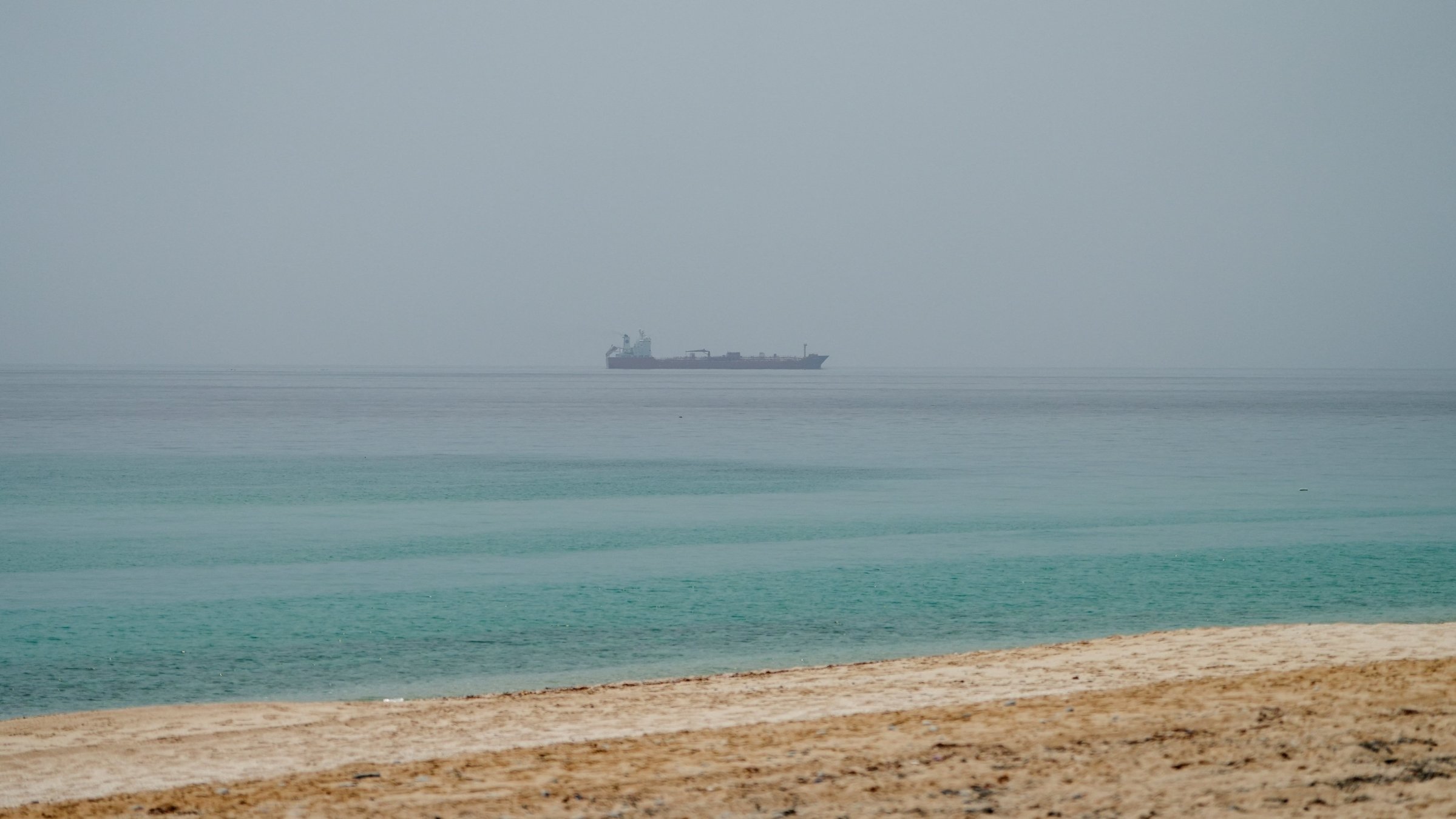 Oil tanker JORYA sails at sea near the Omani coast, as seen from Musandam, Oman, June 25, 2026. (Reuters Photo)