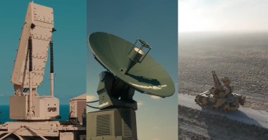 A collage showcases different platforms and systems developed by Türkiye’s defense industry, Ankara, Türkiye. (DHA Photo)