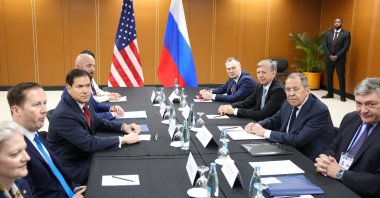 Russian Foreign Minister Sergey Lavrov (2 R) attends a meeting with U.S. Secretary of State Marco Rubio (3 L) on the sidelines of the ASEAN Foreign Ministers Meeting in Pasay, Metro Manila, Philippines, July 23, 2026. (EPA Photo)